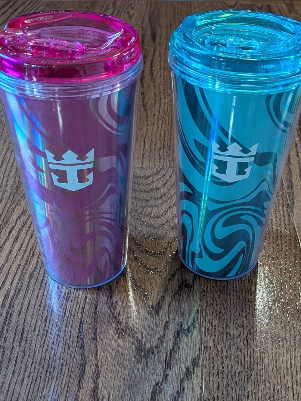 Set of 2 Royal Caribbean Freestyle Souvenir Travel Cups